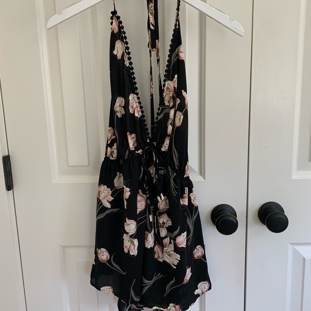 Halter top romper